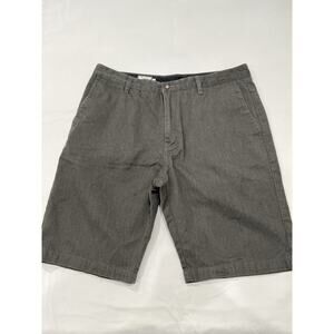 Volcom Men’s Shorts Size 36 Gray Casual Skate Surf Chino Flat Front